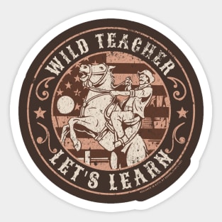 Wild Teacher, Let's Learn Sticker